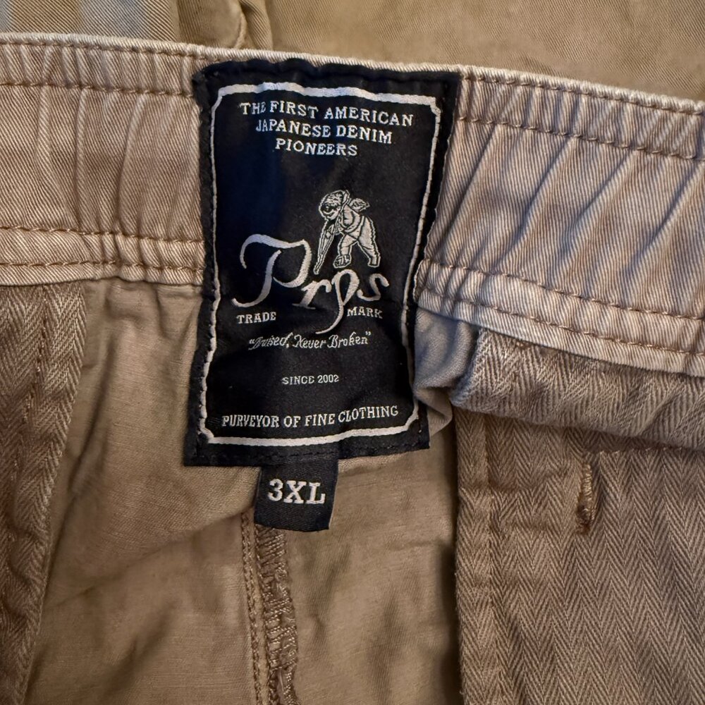 PRPS Elastic Waste - 3XL - with drawstring.  Watermark cargos - Picture 4 of 4